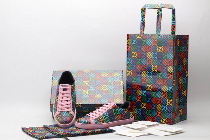 G*u*i ace embroidered low-top sneaker 610085 h2020 1115