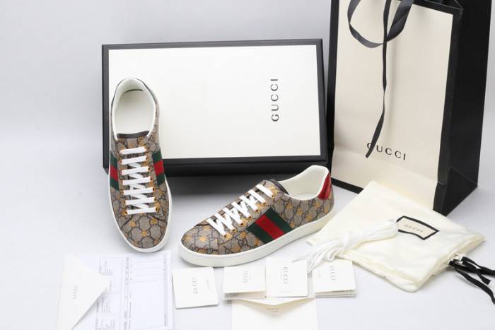 G*u*i ace embroidered low-top sneaker 548950 9n020 8465