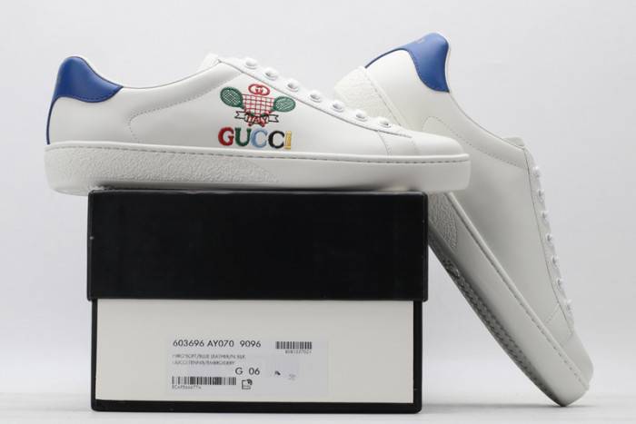G*u*i ace embroidered low-top sneaker 603696 ay070 9096