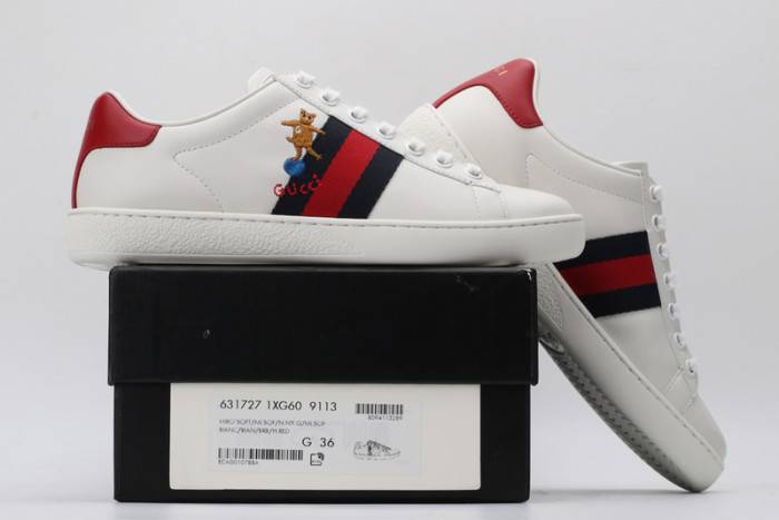 G*u*i ace embroidered low-top sneaker