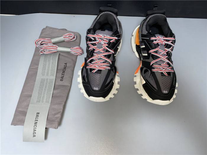 BLCG Sneaker Tess.s.Gomma Black White Orange 542436-W1GB7-2019