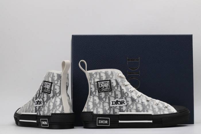 D10R B23 Oblique High Top Sneaker