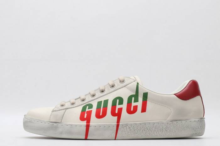 G*u*i ace embroidered low-top sneaker 576137 a38v0 9090
