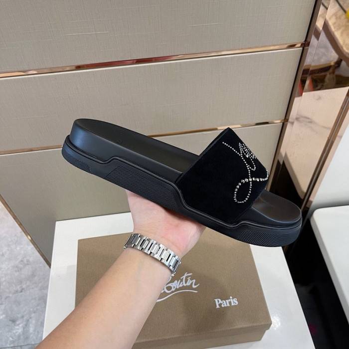 CHRIS_TIAN LOU_BOUTIN SLIPPERS