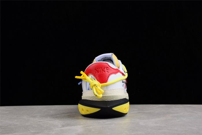 Nik 00F x Nike Blazer Low White University Red DH7863-100