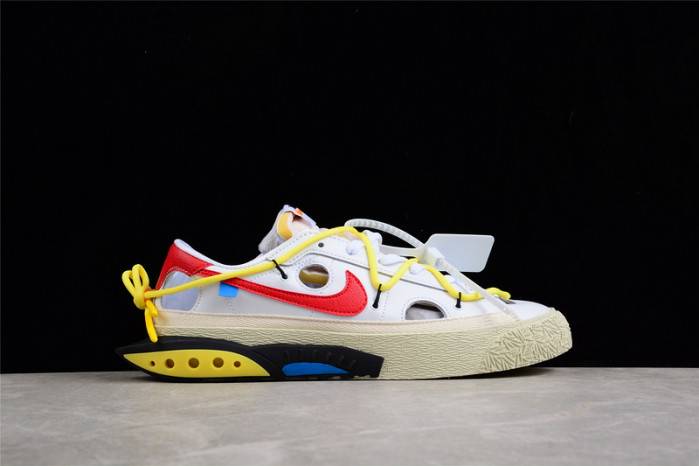 Nik 00F x Nike Blazer Low White University Red DH7863-100