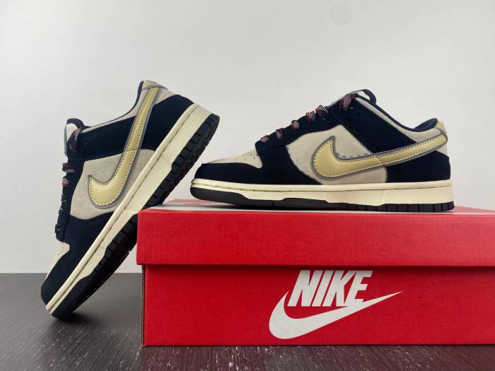 Nike Dunk Low Wmns Black Suede DV3054-001