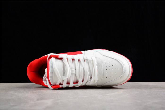 OFF-WHITE Out Of Office “OOO” Low Tops Black White Red OMIA189S23LEA0012511